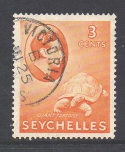 Seychelles Scott 127 - SG136a, 1938 George VI 3c used