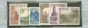 Norfolk Island #13-18v Unused Single (Complete Set)