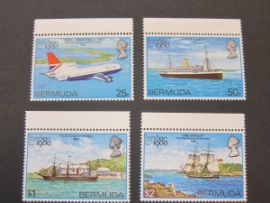 Bermuda 1980 Sc 393-396 set MNH