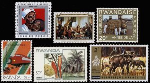 RWANDA MNH Collection - Nice lot of MNH Stamps Sc 370//1175