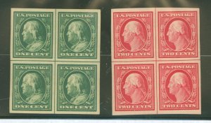 United States #383-384 Unused