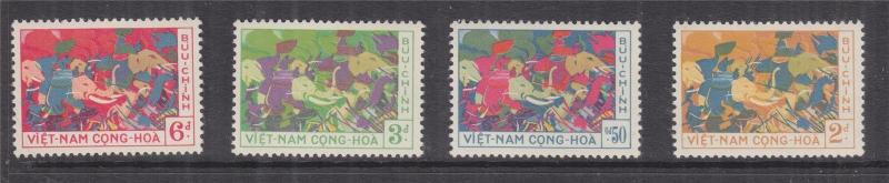 VIETNAM, SOUTH, 1959 Trung Sisters Commemoration set of 4, lhm.