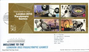 2012 Welcome to London Olympics First Day Cover London Cancel