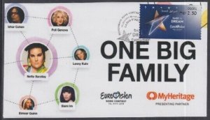 ISRAEL EUROVISION 2019 #19017.48 GENERIC COMEMMORATIVE FIRST DAY COVER
