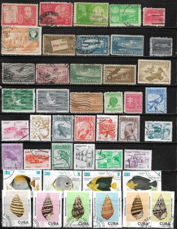 COLLECTION LOT OF 176 CUBA STAMPS 1875+ 4 SCAN