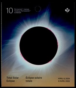 Canada 3418a Booklet MNH Total Solar Eclipse