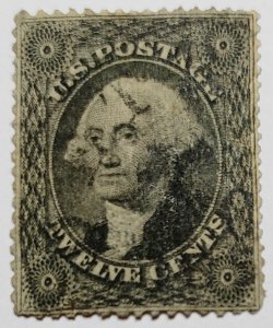 Scott Stamp #36 Used 1857 F/VF. Superb Centering. SCV $320. Free USPS Shipping.