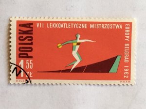 Poland–1962–Single “Sports” stamp–SC# 1084 - CTO