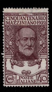 ITALY Scott 141 MH* 1922 Mazzini stamp   CV $22.50