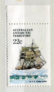 AUSTRALIA ANTARCTIC; 1979 early SHIPS issue MINT MNH Marginal 22c. value