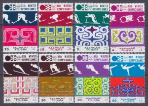 1971 Fujaira 719-726 1972 Olympic Games in Sapporo 4,00 €