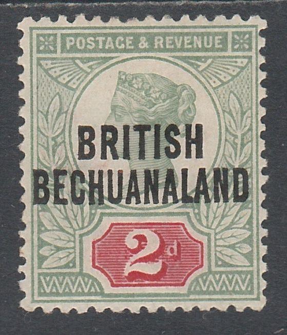 BRITISH BECHUANALAND 1891 QV GB 2D 