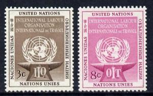 United Nations (NY) 1954 ILO set of 2 unmounted mint (SG ...