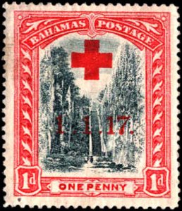 Bahamas #B1, Complete Set, 1917, Hinged