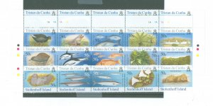 Tristan da Cunha #765-767/770   (Fauna) (Flora)