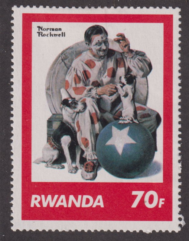 Rwanda 1034 Saturday Evening Post Covers 1981