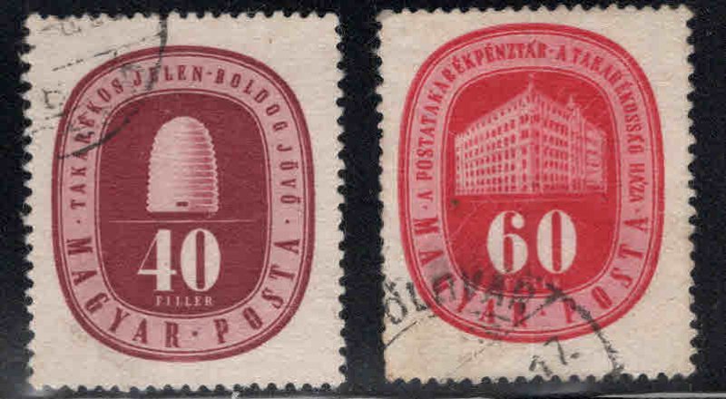 Hungary Scott 827-828  used set