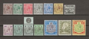 MALTA 1914/21 SG 69/88 MNH Cat £250+