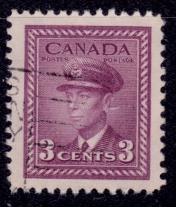 Canada 1942-43, KGVI, 3c, sc#252, used