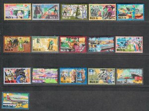 $Malta Sc#592-607 M/NH, complete set, Cv. $32.40