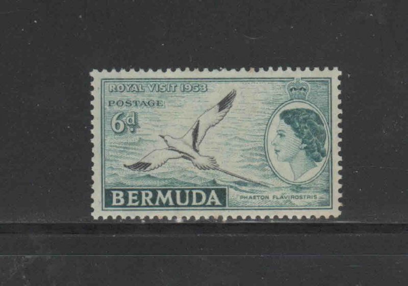 BERMUDA #163  1953  ROYAL VISIT     MINT VF NH  O.G  aa