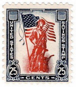 (I.B) US Cinderella : Savings Stamp 25c