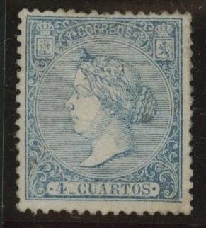 SPAIN Scott 82 MH* 1865 MH* $42.50 