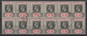 SEYCHELLES 1912/16 SG 80/80a USED