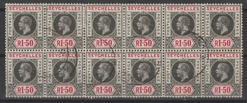 SEYCHELLES 1912/16 SG 80/80a USED