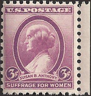 # 784 MNH - SCV-0.25 - SUSAN B. ANTHONY