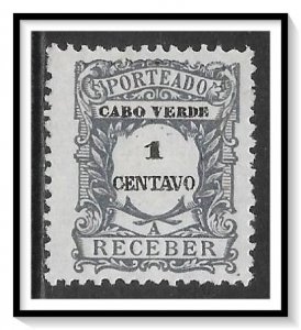 Cape Verde #J22  Postage Due NG