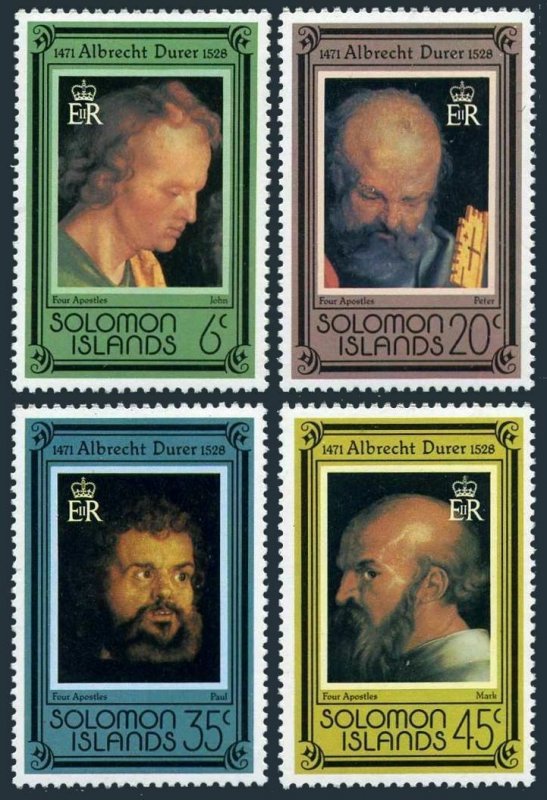 Solomon Isls 373-376,MNH.Michel 361-364. Albrecht Durer,450 death Ann.1978.