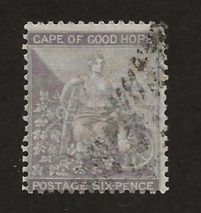 CAPE OF GOOD HOPE  SC# 18a   AVF/U