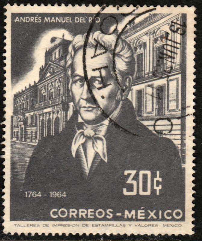 MEXICO 961, 200th Anniv bday Andres M del Rio-Mining School USED. VF. (1211)