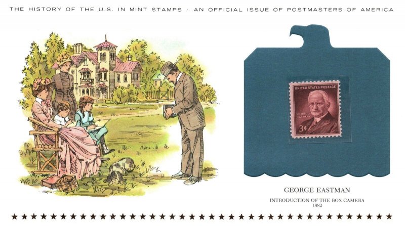 THE HISTORY OF THE U.S. IN MINT STAMPS GEORGE EASTMAN