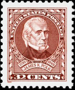 US SC #2587 1995 32¢ James Polk Stamp MINT.