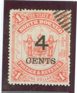 North Borneo #99 Used