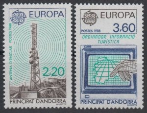 1988 Andorra fr 390-391 Europa Cept 7,00 €