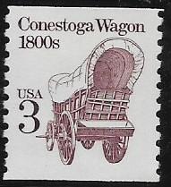 Sc2252 Coil Single Conestoga Wagon MNH