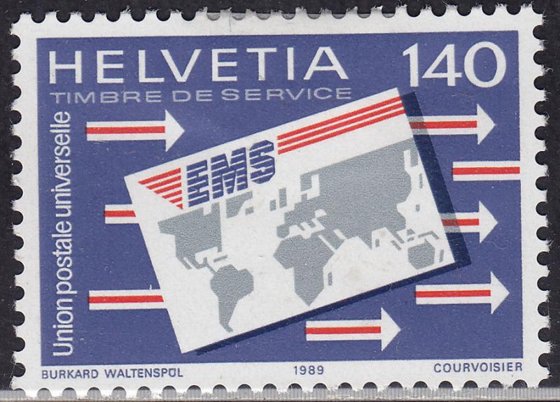 Switzerland 9O15 Express Mail Service 1989