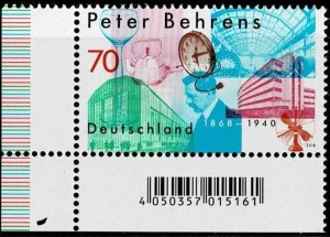 Germany 2018, Sc.# 3032 MNH, 150th Anniversary of Birth of Peter Behrens