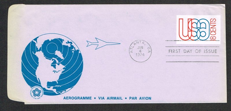 United States FDC Scott UC48