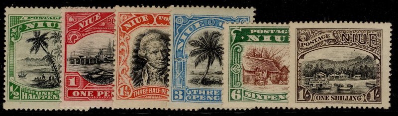 NEW ZEALAND - Niue GV SG38-43, 1920 complete set, M MINT. Cat £24.