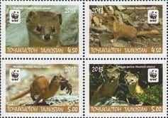 TADZHIKISTAN - 2013 - W W F - Perf 4v Set - MNH