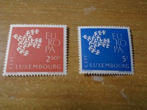 Luxembourg  #  382-83  MNH   Europa