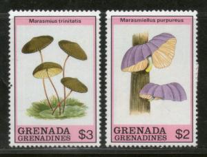 Grenada Grenadines 1989 Mushrooms Fungi Plant Sc 1083-84 MNH # 1228