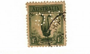 Australia #141 Official Perfin used