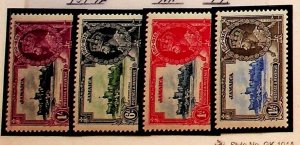 JAMAICA Sc 112-4 NH ISSUE OF 1935 - SILVER JUBILEE