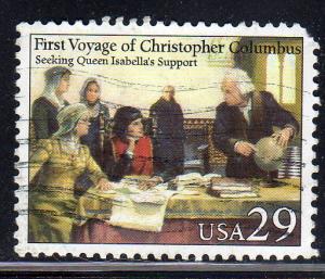 United States 2620 - Used - Columbus Seeking Queen's Support