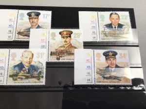 Great Britain History of Royal Air Force mint never hinged stamps set  65089